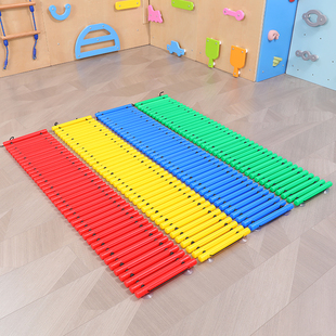 早教感统课训练器材儿童平衡触觉板步道独木桥玩具脚踩平衡木走道