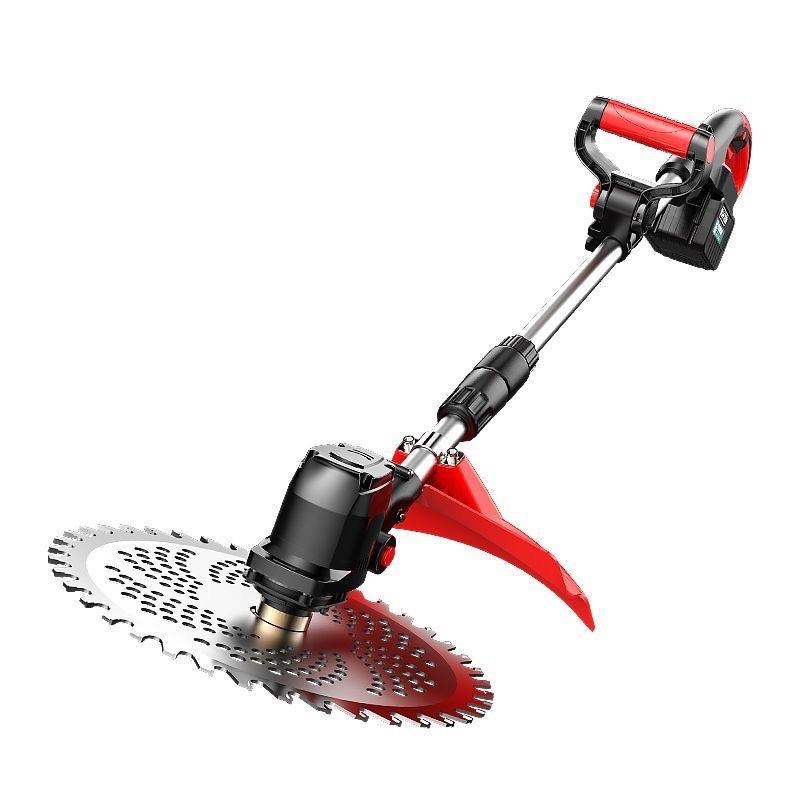 新款无刷大功率锂电割草机手持充电式打草机家用小型多功能除草机