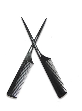 化妆师打毛梳 高低齿梳子美发尖尾梳打毛梳梳子尖尾梳子8612