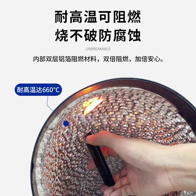 厨房抽油烟机排气管排风管排烟管烟道管商用管道软管配件铝箔锡箔