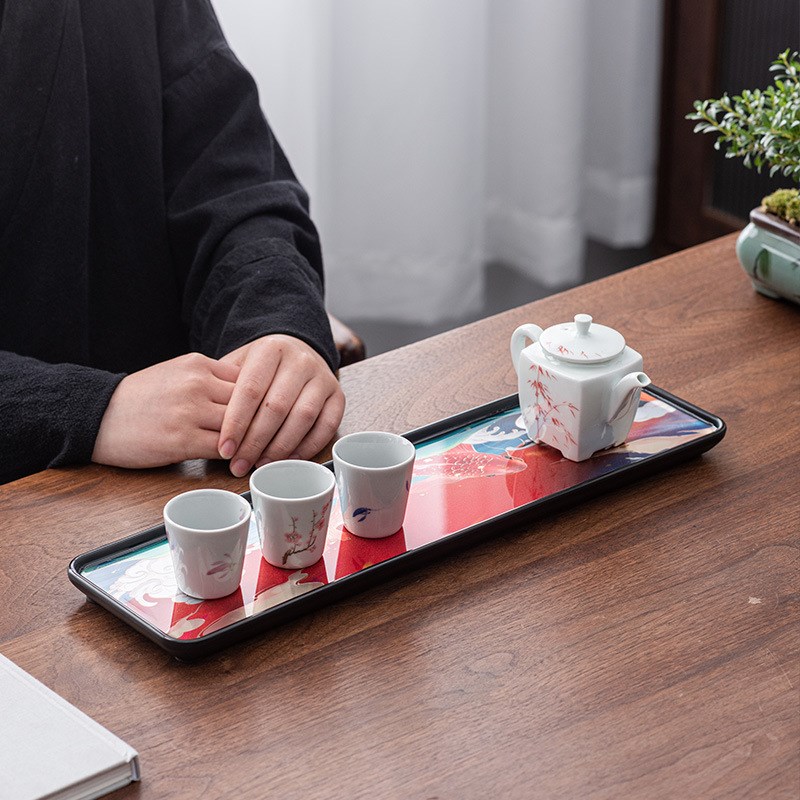 新款电木干泡茶台德国电胶木茶盘创意滴塑壶垫下午茶托盘厂家