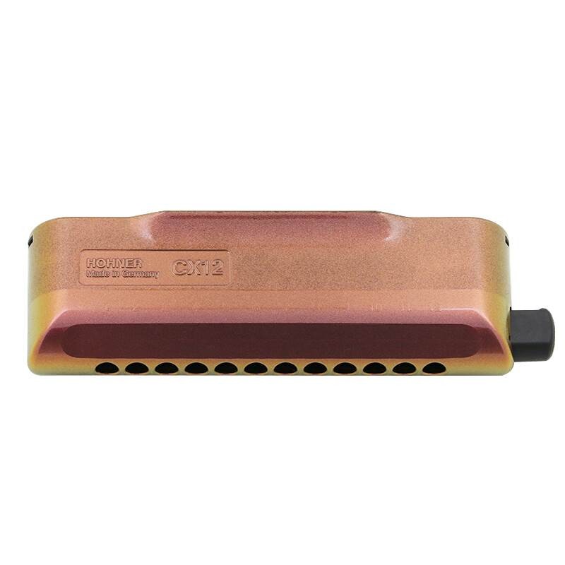 HOHNEdR和来CX-12JAZZ 12孔半音阶口琴爵士彩红漆新手入门