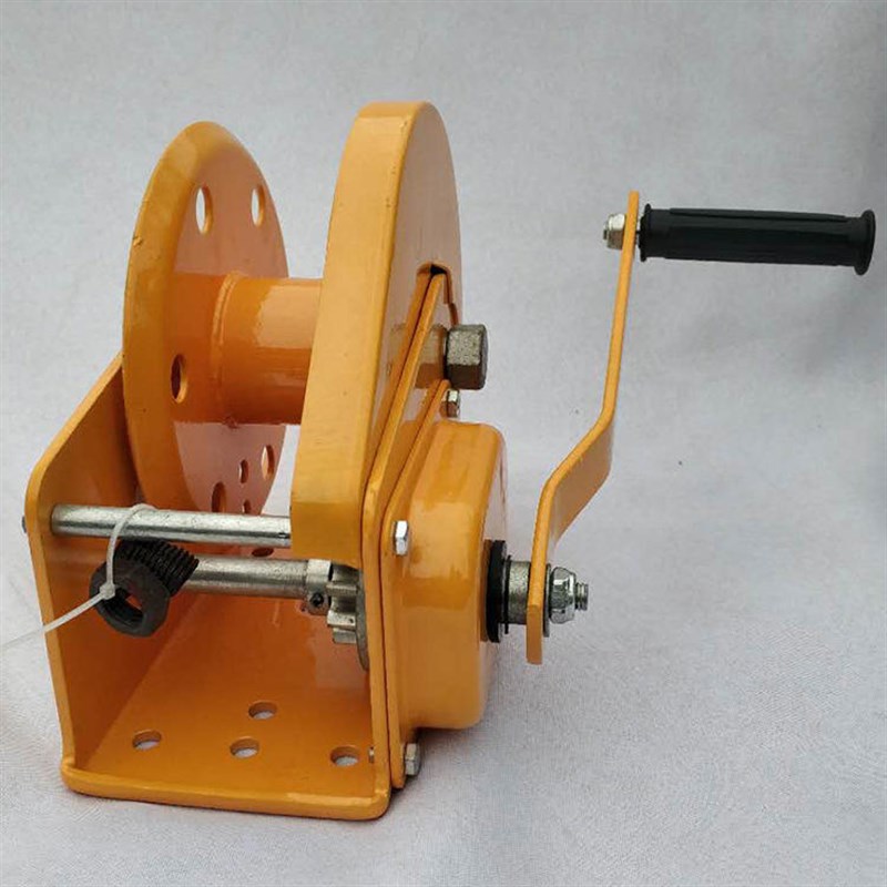 双向自锁手摇绞盘手柄轴承式小吊机家用绞车带钢丝绳电动