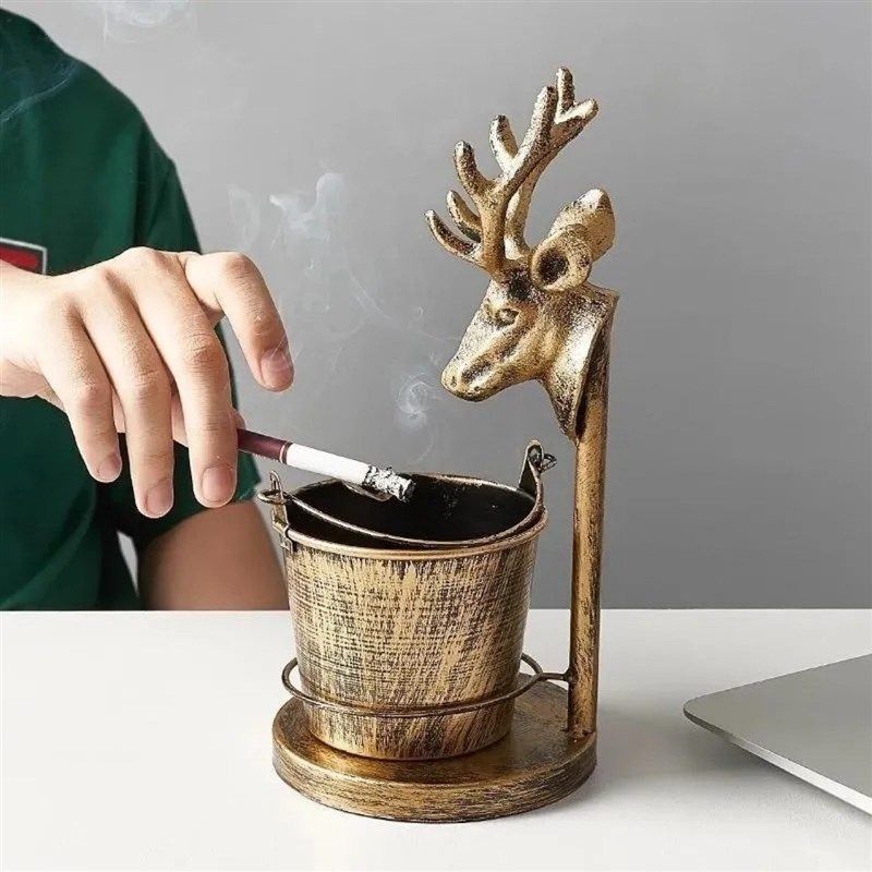 复古创意缸摆件铁艺做旧家用客厅茶几办公室欧式缸防摔烟灰缸家用,金属材料及制品,其他金属制品,淘宝优惠券,粉丝福利购,淘宝优惠卷