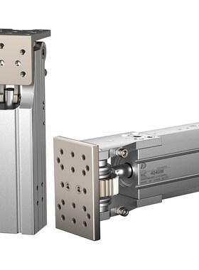 机械手侧姿组气缸90度翻转HC3240L 5040W HCD40 80倍力翻转气缸