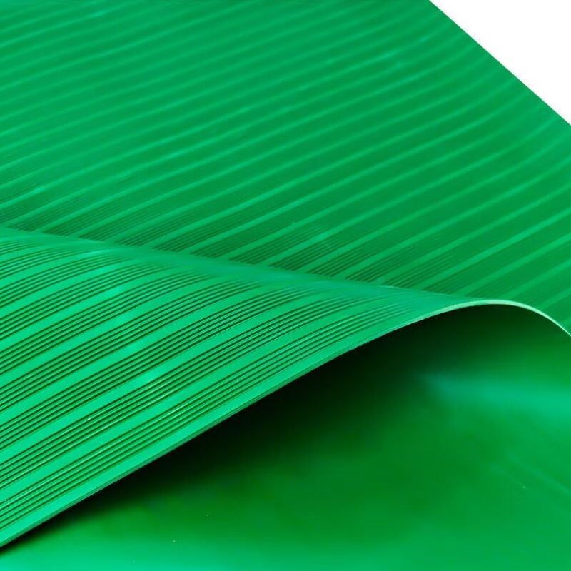 百舸10KV绝缘橡胶垫绿色条纹防滑电厂配电室专用绝缘垫735*680*5m