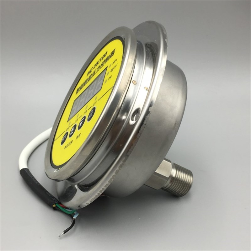 轴向带边电接点压力表/轴向数显压力开关/耐震电接点压力表