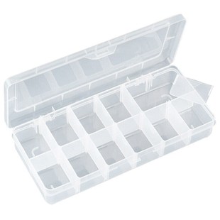 台湾宝工203-132E 元器件盒 收纳盒 15格耐摔零件盒200*135*39mm