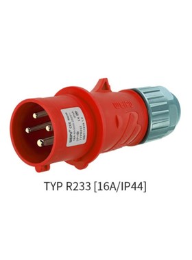 威浦 WEIPU 航空插头 工业插头 连接器 TYPR233 (16A4芯) IP44