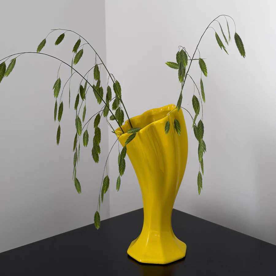 花瓶摆件客厅插花陶瓷水培鲜花复古创意小众餐桌百合艺术法式水养