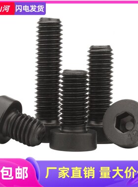 12.9级薄头内六角螺丝DIN984矮头扁头螺栓m4m5m6m8m1m0m12m14m16