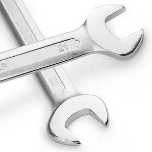 德国新款公制铬钒合金钢大力士双开口呆扳手55x7 8x90x12 17x19