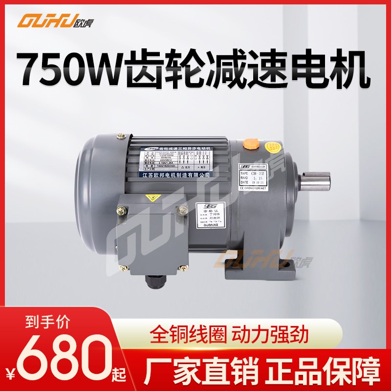 CH28/32-750-10/15/20/25750W三相齿轮减速电机变频调速电动机OPG
