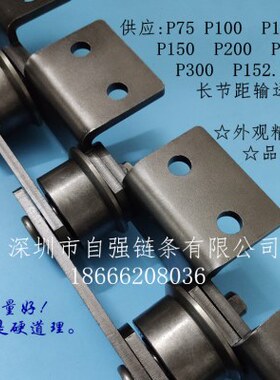 链板线链条P50.8 P75 P76.2 P100 P101.6 P150 P152.4工业输送链
