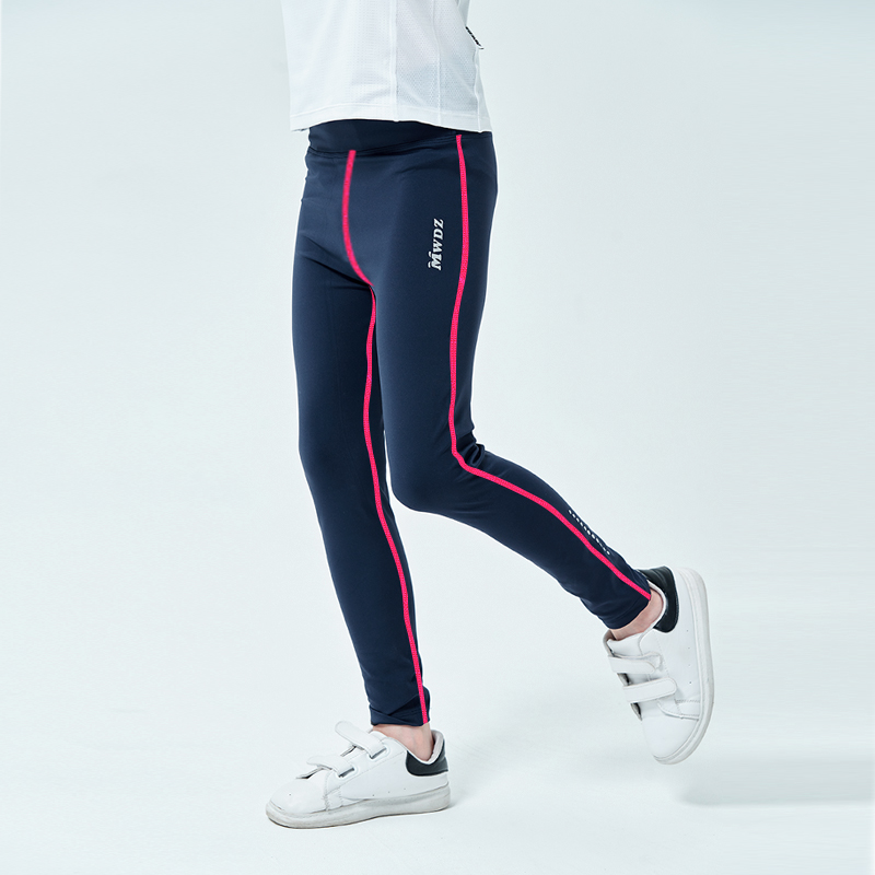 夏季儿童骑行裤骑行服平衡车自行车长裤轮滑体能裤速干透气