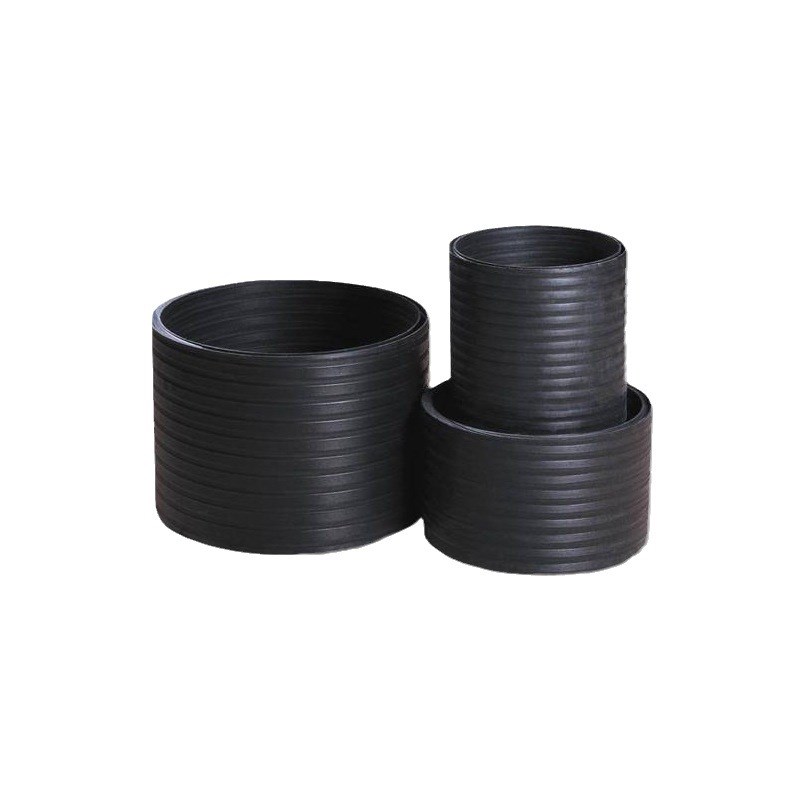 中空壁缠绕管(A型)400大口径高密度聚乙烯PE双壁缠绕井筒多规格