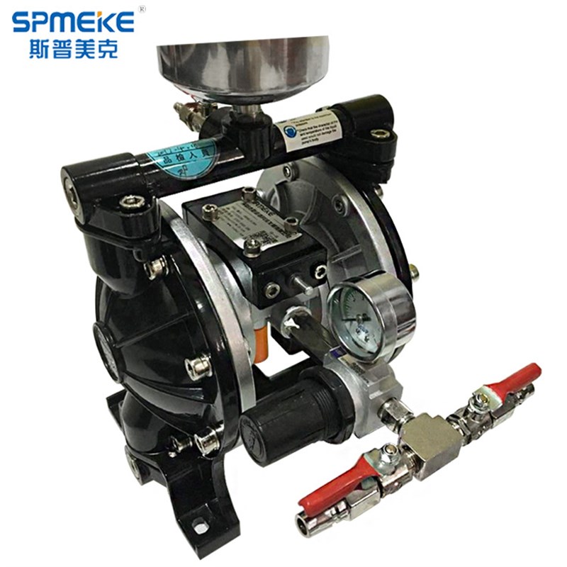 SPMEKE台湾A-20气动双隔膜泵1/2泵A20油漆喷漆泵气泵油墨泵浦