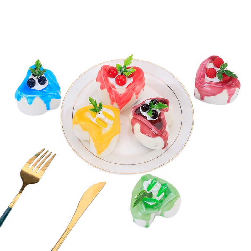 仿真蛋糕食物假甜品瑞士卷假蛋糕PU回弹面包模型饰品蛋糕装饰