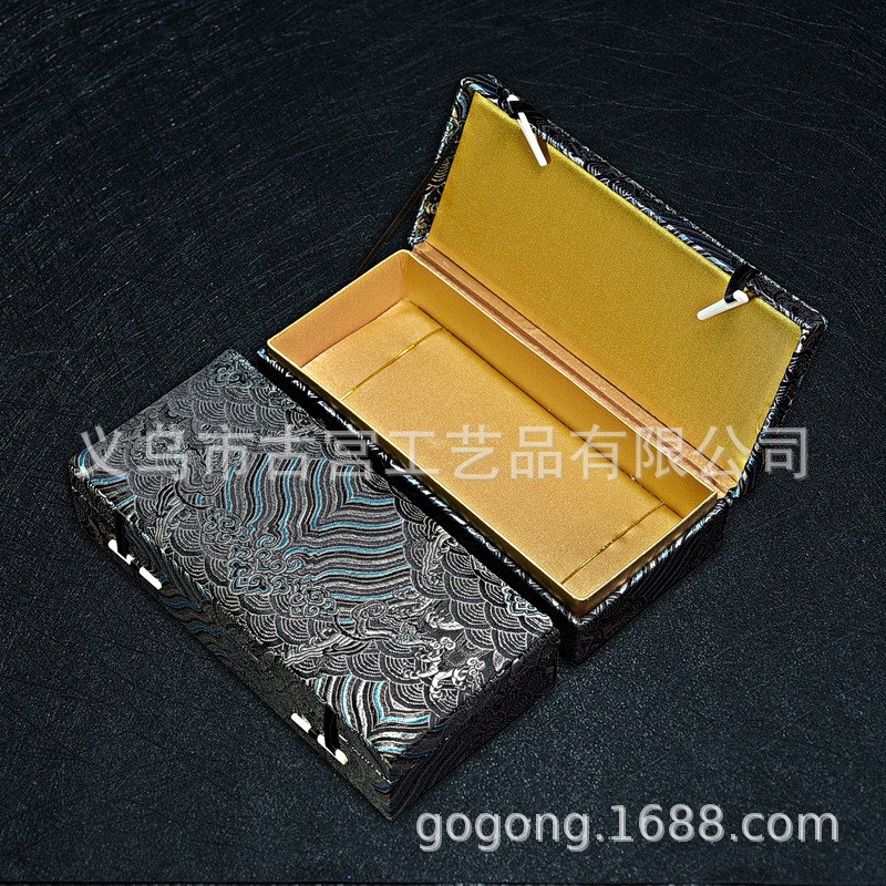 22*10*5大号梳子盒复古简约礼品盒牛角梳木梳包装收纳盒现货