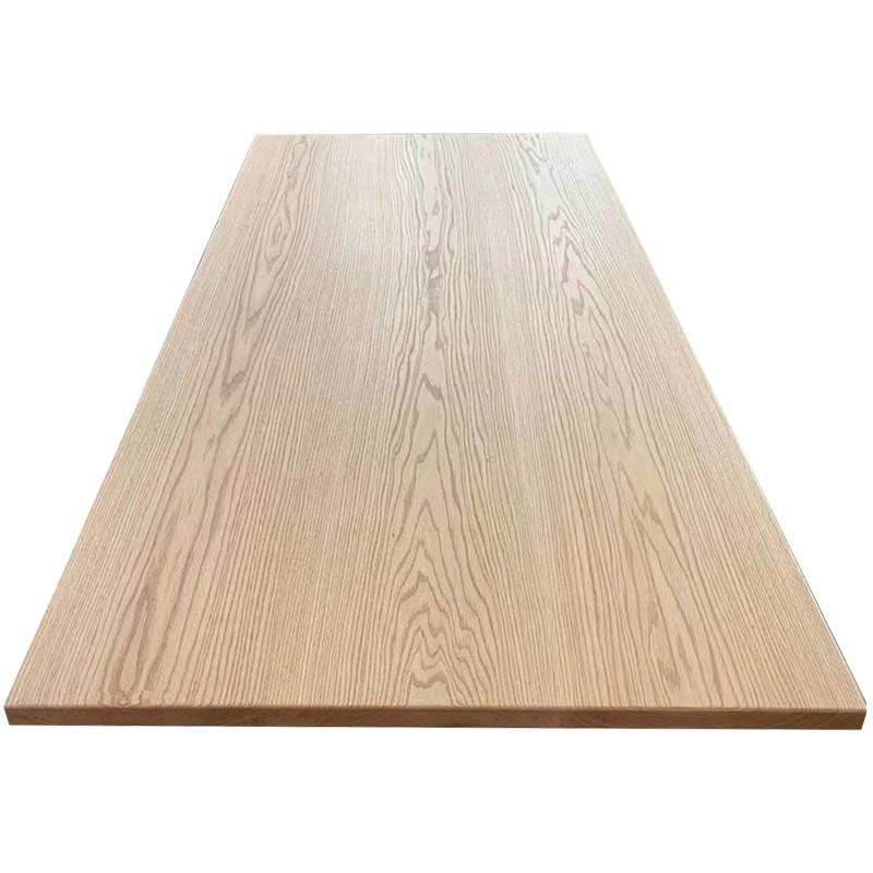 红白橡木板转角电脑桌面板L形台面板楼梯踏步板实木板书桌板