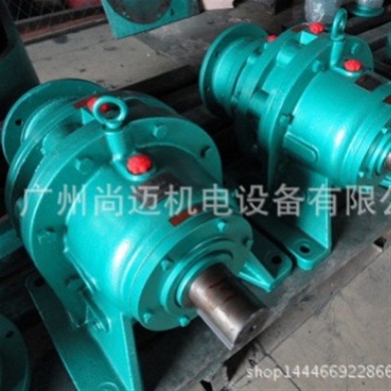 常武卧式摆线针轮减速机配锥形转子制动电机BWZ1-17-1.5KW 分体式