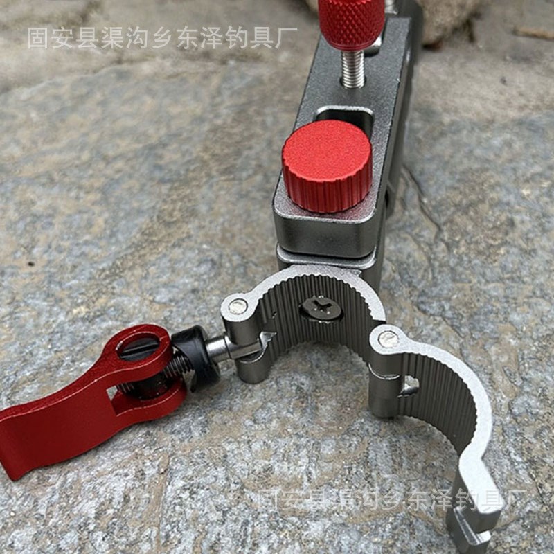 新款骑士钓椅炮台支架加厚万向炮台架座钓鱼支架杆架钓椅配件