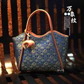 广西非遗壮锦包女手提包2025新款 万象.锦汐 小众轻奢送礼B5024