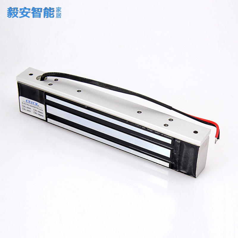 CEI嵌入式暗装电磁锁有框单元门磁力锁280kg门禁系统单门电控锁