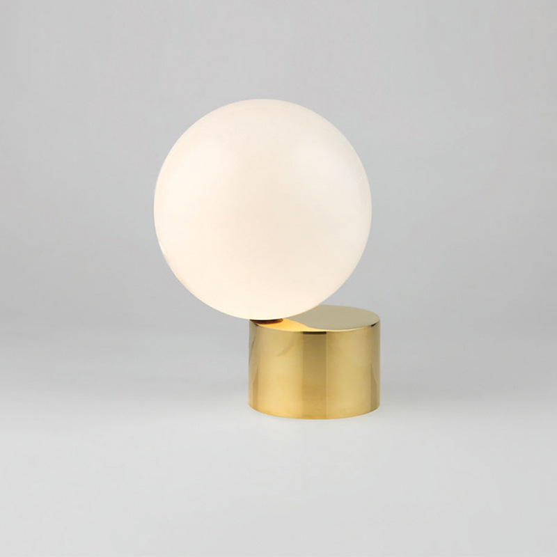 北欧后现代简约设计师软装金属玻璃圆球客厅卧室书房吧台装饰台灯