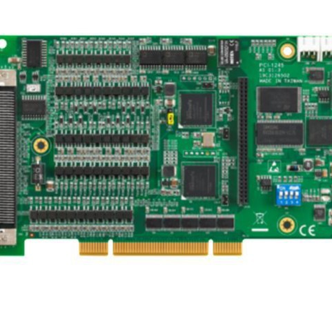 研华PCI-1245运动控制卡,4轴标准版脉冲型 步进/伺服电机控制通用