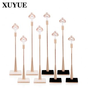 旭跃玫瑰金属戒指展示道具磁铁吸附戒指展示架高档戒指展示陈列架