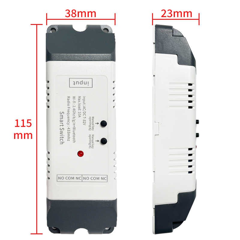 易微联手机app远程遥控制智能开关2路继电器wifi模块定时小爱声控