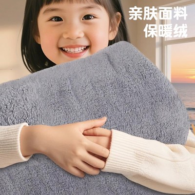 亲子儿童款电动车挡风被冬季加绒加厚电瓶摩托防水防风罩2025新款