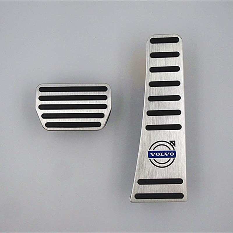 沃尔沃S90/V90/XC90/XC60/S60L/S80内饰改装油门刹车脚踏板铝合金