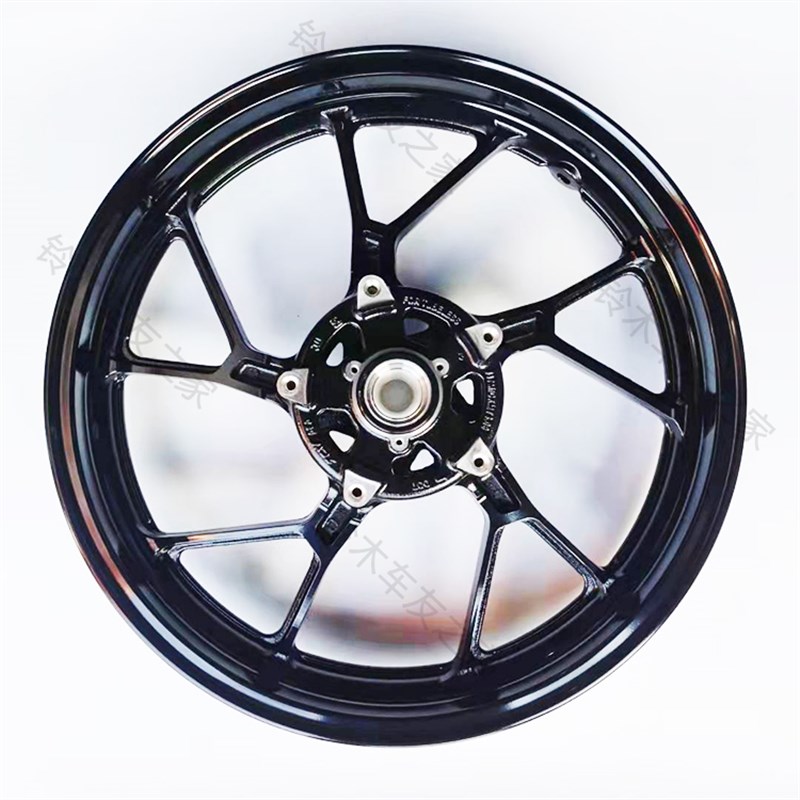 原装防伪GSX250-A 前轮毂DL250前后钢圈带AS前后铝轮红蓝边轮毂