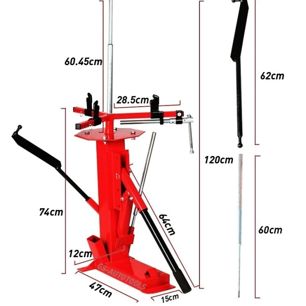 手动扒胎机汽车摩托车轮胎扒胎拆胎器F便携式真空胎剥胎机流动补