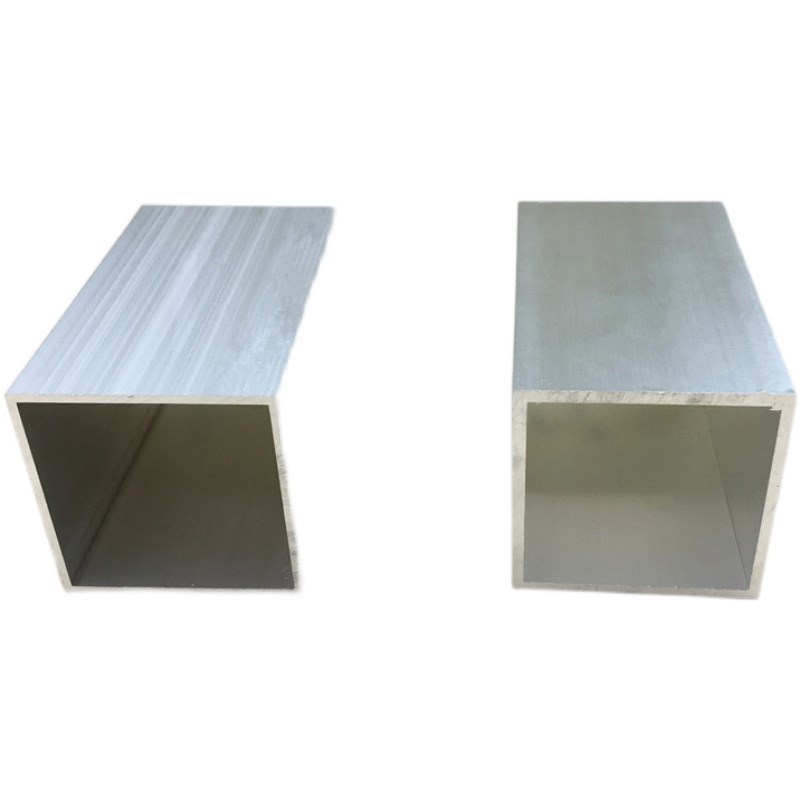 6063铝合金方管矩形管铝吕方通定色木纹喷涂空心方管铝管方铝