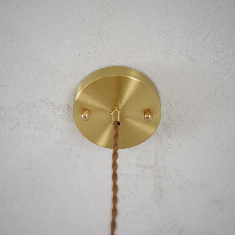 年轮公园ZORING PARK宅造店 黄铜吸顶盒 吊灯固定吸顶盒灯座盒子