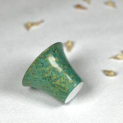 福州脱胎漆器工艺品木胎大漆茶杯主人杯犀皮漆螺钿漆珠