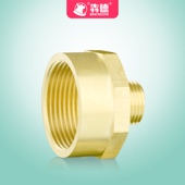 4分X1.2寸内丝转4分外丝变径四分内外丝直接水管铜接头配件管件