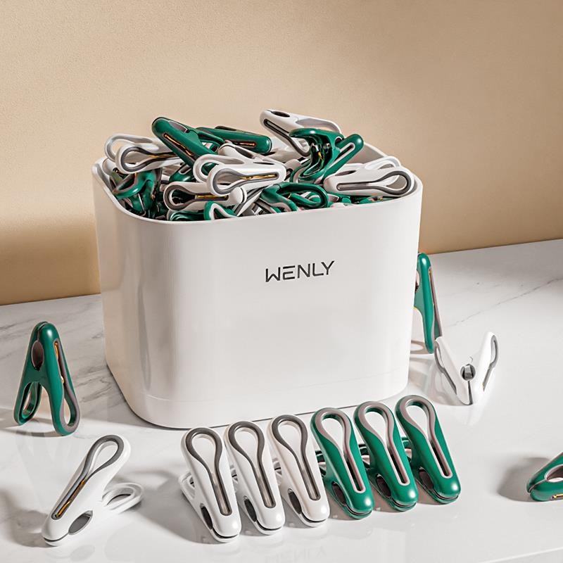 夹子晾衣夹晒袜被子固定器衣服塑料小夹子晾晒架防风收纳神器