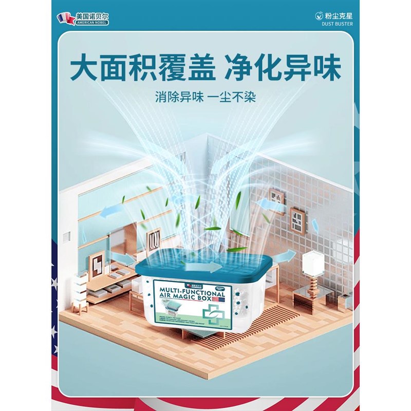 【胖东莱热销】家用除尘净化空气超强吸附灰尘清洁空气吸附灰尘