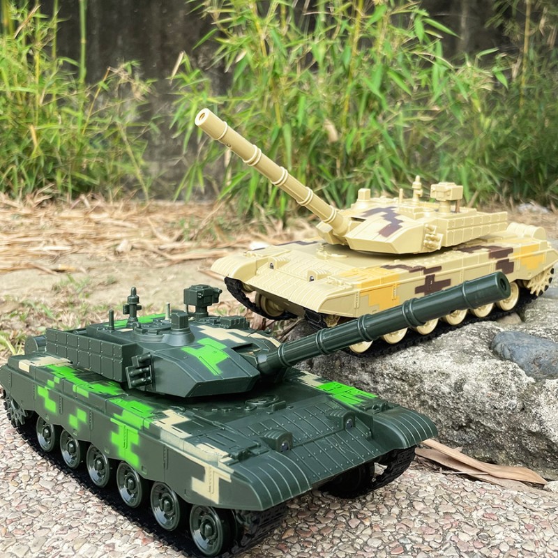 超大号遥控坦克可开炮对战充电动儿童大炮玩具履带式男孩汽车模型