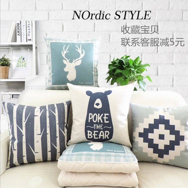 折叠抱枕被子两用logo靠垫空被可机洗午休毯抱枕被子