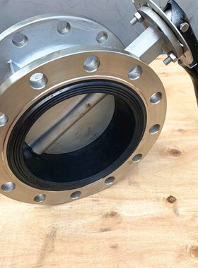 304不锈钢法兰蝶 软密封不锈钢蝶 手动 涡轮法兰蝶d41X-16P