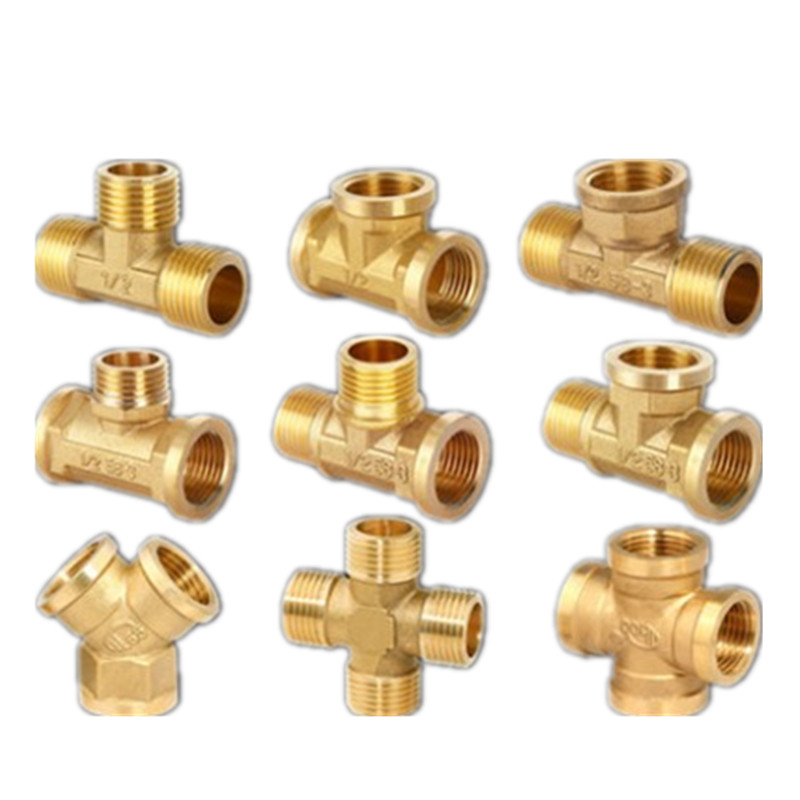 4分DN15全铜接头内丝活接三通直接弯头对丝水管管件配件变径接头