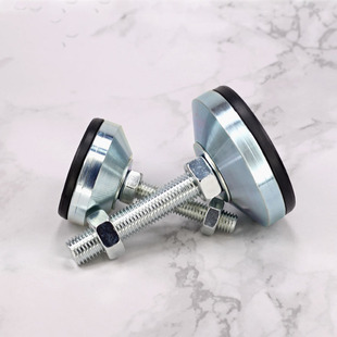 重型地脚螺栓M16机床垫脚防滑防震L底脚支撑脚可调节固定脚杯M12