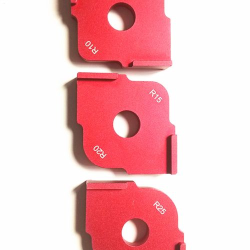 手持式 修边机雕刻机圆角模板 R板 电木铣DIY  1/4 木工工具铣刀