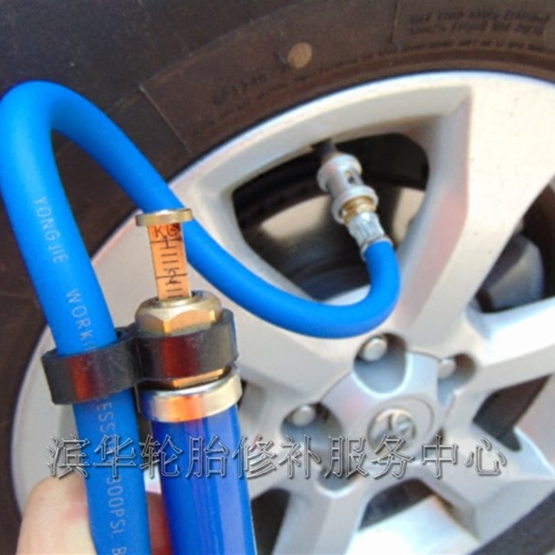 弹力刻度式胎压表汽车压力打气表轮胎打气充气设备