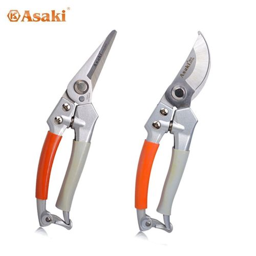 雅赛崎园艺剪刀 园林绿化工具花剪 树枝果树园林剪枝剪 修枝弯剪